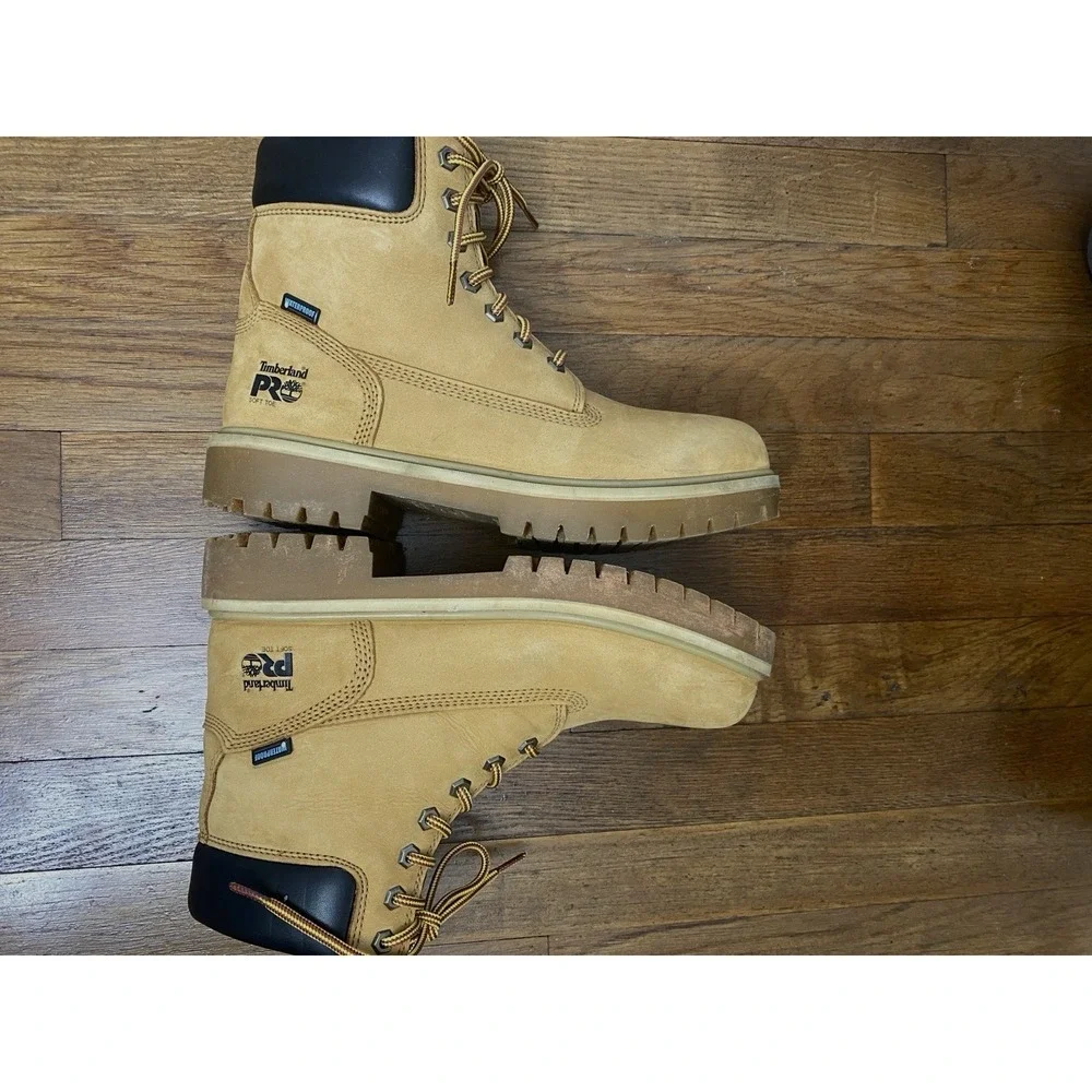 Waterproof Insulated Work Boots Soft Toe Timberland PRO Wheat‎ Men 8.5M
